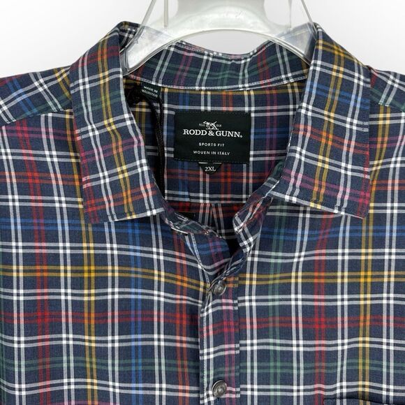 Rodd & Gunn Men’s NWT Hilderthorpe Long Sleeve in Chambray‎ Treeline Ridge XXL - Picture 6 of 11